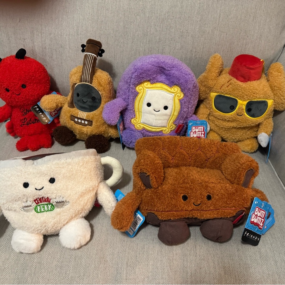 Bum Bumz FRIENDS the TV SERIES 7.5 inches Complete Set